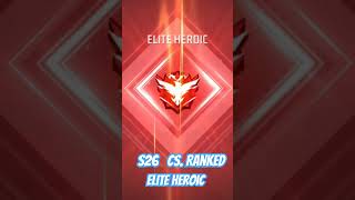 S26 elite heroic in CS ranked please subscribe my channel 🙏 [upl. by Dukie122]