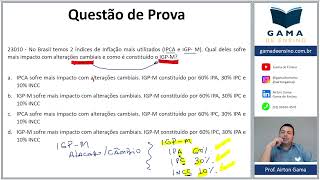 QUESTÃO 23010  INFLAÇÃO CPA10 CPA20 CEA AI ANCORD [upl. by Annahtur]