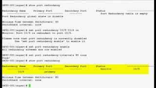 How to Configure Port Redundancy in Avaya Media Gateway G450 [upl. by Netsirc]