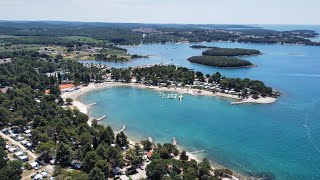 2022 Camping Valkanela Pfingsten in Istrien Kroatien  Drohnenaufnahmen in 4K [upl. by Bolen]