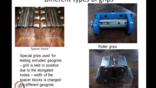 Mod01 Lec08 Testing of GeosyntheticsIII [upl. by Ainesy]