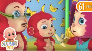 Johny Johny Yes Papa  The Wheels on the bus  ABC Song  Jugnu Kids Nursery Rhymes [upl. by Del109]