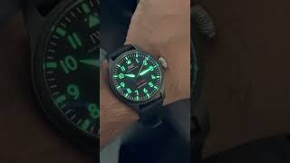 IWC BIG PILOT 43 Ceramic Top gun IW329801 Lume [upl. by Posehn]