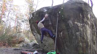 Fontainebleau  Franchard Isatis  SurPrises 7C7B [upl. by Majka]