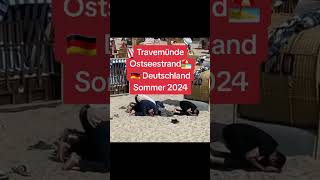 Travemünde Ostseestrand🏖 Deutschland🇩🇪im Sommer 2024❗ [upl. by Ecirtram]