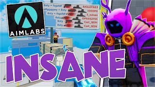 I AIM TRAINED then played Roblox Arsenal OP [upl. by Manon]