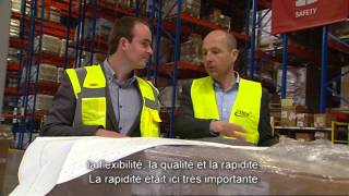 Centre de distribution HEssers avec rayonnages de Stow  LogisticsTV [upl. by Marston]