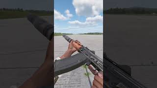 AK74 Attached Suppressor Effects  Arma Reforger [upl. by Nickola]