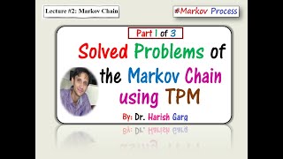 Lecture 2 Solved Problems of the Markov Chain using TRANSITION PROBABILITY MATRIX Part 1 of 3 [upl. by Nnewg]