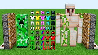 x27 iron golems and all armors and x50 creepers combined [upl. by Campos323]