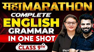 Complete CBSE Class 9th 𝐄𝐍𝐆𝐋𝐈𝐒𝐇 𝐆𝐑𝐀𝐌𝐌𝐀𝐑  Full Syllabus in One Shot  Maha Marathon [upl. by Nire176]