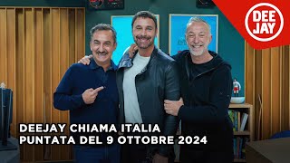 Deejay Chiama Italia  Puntata del 9 ottobre 2024  Ospite Raoul Bova [upl. by Naesar]