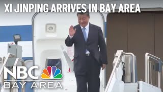 Chinese President Xi Jinping arrives in San Francisco [upl. by Mathilda299]