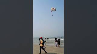 beach paragliding funtime like subscribe ytshorts song [upl. by Yt]