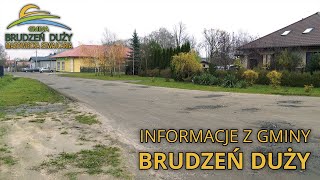 Informacje z Gminy Brudzeń Duży 18 [upl. by Sinnelg]