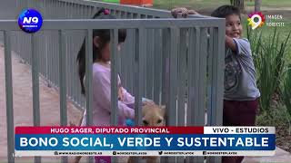 BONO SOCIAL VERDE Y SUSTENTABLE  NOTICIERO 9 [upl. by Alyse]