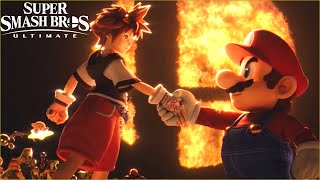 Super Smash Bros Ultimate Sora Reveal Trailer  Gameplay HD [upl. by Ahkos]