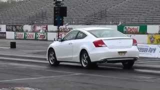 2012 Accord V6 6MT quarter mile run [upl. by Siaht648]