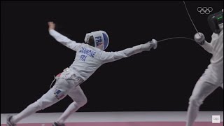 Tokyo Fencing Highlights Men’s Epee Gold Medal Match  Romain CannoneFRA vs Gergeley SiklosiHUN [upl. by Ettezyl941]