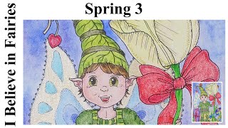 I Believe In Fairies by Klara Markova  Spring 3  32 Colouring Postcards [upl. by Skylar]