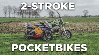 FREE 2Stroke Pocket bikes Will They Run [upl. by Taite]