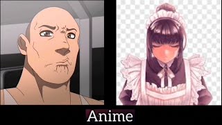 Anime vs Reddit Overlord Rock Reaction Meme videovsAnimeAttack [upl. by Adnahsal527]