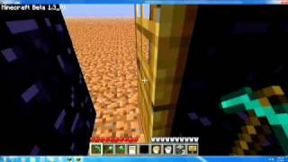 Blast Proof Bunker Door in Minecraft TUTORIAL [upl. by Kcirde]