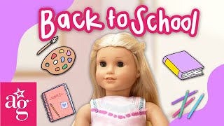 Back to School with your BFF Dolled Up Back to School Full Episodes 1  5  AmericanGirl [upl. by Norak]