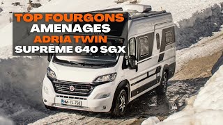 Meilleurs fourgons aménagés 2021  Adria Twin Suprême 640 SGX [upl. by Nevanod]