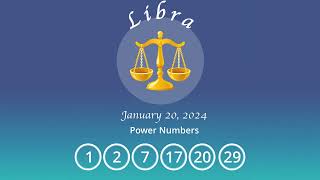 Libra horoscope for January 20 2024 [upl. by Noiztneb]