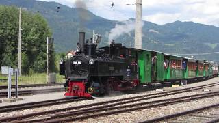 Club 760 29856 Murtalbahn Unzmarkt Ausfahrt 2017 [upl. by Ihcego215]