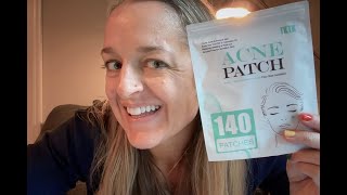 TKTK Acne Patch Pimple Patch 4 Sizes 140 Patches Absorbing Cover Hydrocolloid Invisible REVIEW [upl. by Menzies]