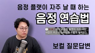 음정 플랫이 자주 날 때 하면 좋은 음정연습법 [upl. by Marillin]