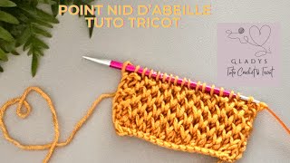 TUTO TRICOT  POINT NID DABEILLE  Le faire mais également corriger une erreur 😉 [upl. by Orian140]