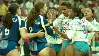 La Disputa del Siglo XX Semifinal Atlanta 96Brasil x Cuba volleyball voleibol fivb leyendas [upl. by Chadwick]