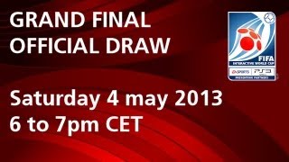 REPLAY  FIWC 2013 Grand Final  Official Draw [upl. by Hime]