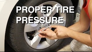 What is the Proper Tire Pressure [upl. by Larrisa31]