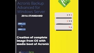 ACRONIS ADVANCED SERVER TO WINDOWS 2016 STANDARD BACKUP WITH ACRONIS MEDIA [upl. by Hajin]