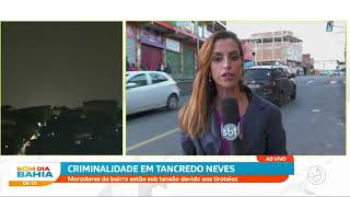 Criminalidade em Tancredo Neves Moradores do bairro estão sob tensão devido aos tiroteios [upl. by Hill853]