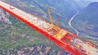 Chinas Mega Bridges  Amazing Modern Fastest Bridge Construction Technology [upl. by Yatnod]