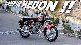 CB 100 hampir hedon  BADASGARAGE [upl. by Deste]