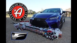 HOW TO FULLY DETAIL YOUR CAR exterior and interior  LEXUS GS F feat Adams Polishes [upl. by Ahsenav]