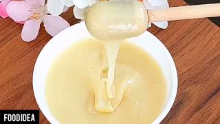 Homemade Condensed Milk Recipe  Sweetened Condensed Milk [upl. by Renie475]