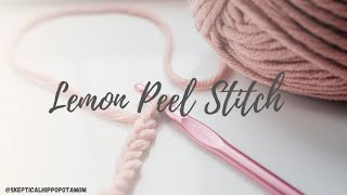 How to do LEMON PEEL  GRIDDLE  SEED STITCH Tutorial EASY Crochet Walkthrough for Beginners [upl. by Hoeve]