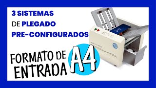 ☑️ Plegadora de papel AUTOMÁTICA profesional Cyklos CFM 500 [upl. by Clayton]