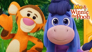 Tigger and Eeyore Meditate  Me amp Winnie the Pooh 🍯  Vlog 24  disneyjr [upl. by Adnyc]