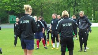 FCR 01 Duisburg Letztes quotHeimquottraining vor dem DFB Pokalfinale [upl. by Greenwald211]