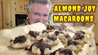 ALMOND JOY MACAROONS💥💯 Ingredients at the end A MUST TRY macaroons [upl. by Yellat]