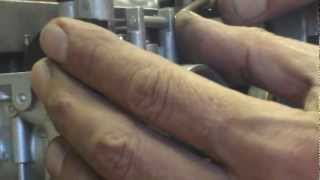 Mikuni CV carb float pin removal [upl. by Kwarteng]