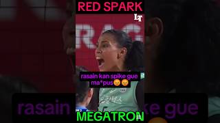 Teriakan maut gyselle silva setelah mengesekusi bola spike🔥⚡volleyballmegawatihangestriredsparks [upl. by Enilrae199]